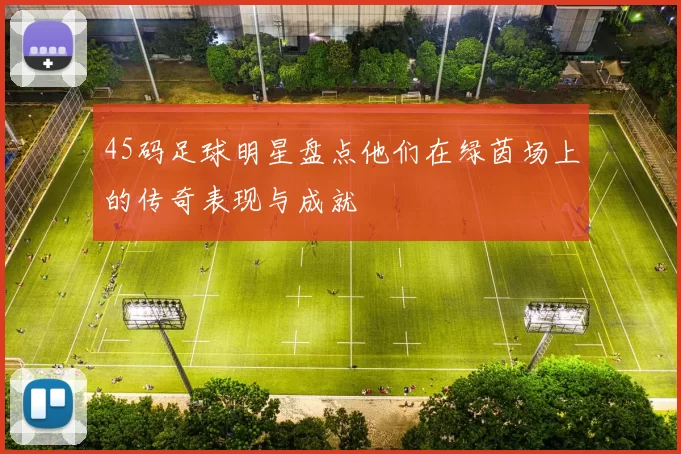 45码足球明星盘点他们在绿茵场上的传奇表现与成就