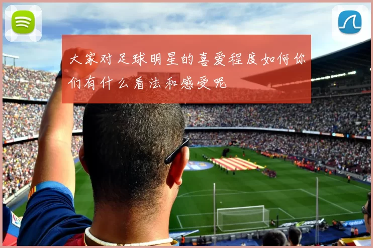大家对足球明星的喜爱程度如何你们有什么看法和感受呢